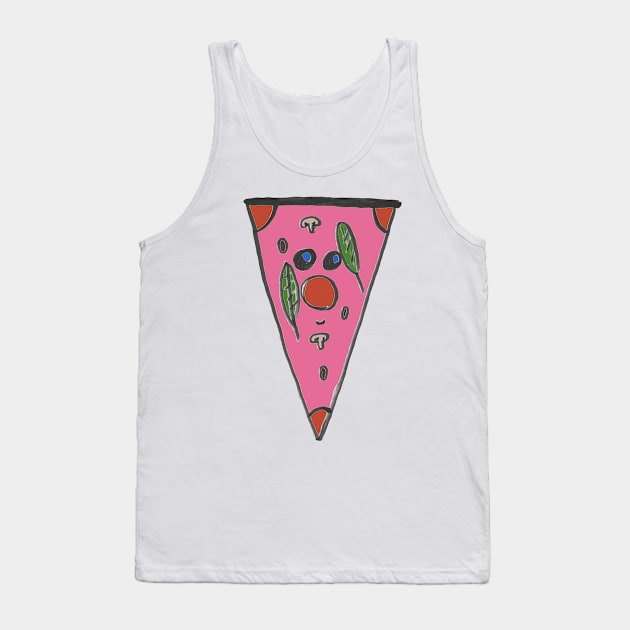 pizza Tank Top by master-art